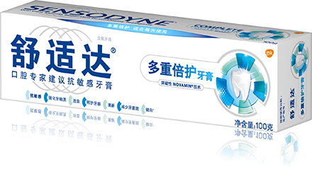 舒适达®多重倍护牙膏
